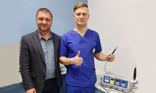 Апробация аппарата Radiosurg2200 в центре «Точка зрения»